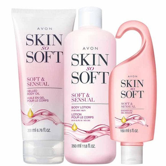 Avon Skin So Soft - Soft & Sensual Body Bundle Trio Set
